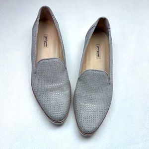 Paul Green Gray/Light Blue Studded Slip On Shoes Size 7UK 9.5US